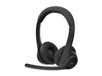 Náhlavní souprava - náhlavní - Bluetooth - bezdrátový - půlnoční čerň
