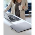 TOMTOC DUAL Sleeve pro MacBook 13,5", černá/modrá