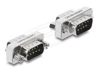 Delock - Sériový adaptér - DB-9 (M) do DB-9 (M) - rezistor 120 ohmu