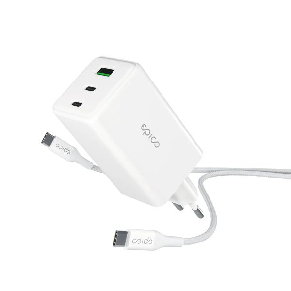 Epico GaN 100W adaptér EA100 s 1,2 m USB-C kabelem