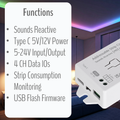 ATHOM LS6P ESP32 WLED ovladač