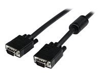 Kabel VGA - HD-15 (VGA) (M) do HD-15 (VGA) (M) - 3 m - lisovaný, křídlové šrouby - černá