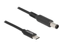 Elektrický kabel - USB-C (M) do DC jack 7,4 x 5 mm (M) - 20 V - 3 A - 1.5 m - černá