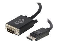 C2G 3ft DisplayPort to VGA Adapter Cable - M/M - Kabel DisplayPort - DisplayPort (M) do HD-15 (VGA) (M) - 91 cm - cerná
