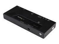 4K 2x1 HDMI Switch with Fast Switching, Auto-Sensing and Serial Control (VS221HD4KA) - Spínač video/audio - 2 x HDMI - desktop