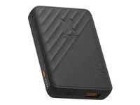 Power banka - 5000 mAh - 12 Watt - Fast Charge - 2 výstupní konektory (USB, 24 pin USB-C) - černá