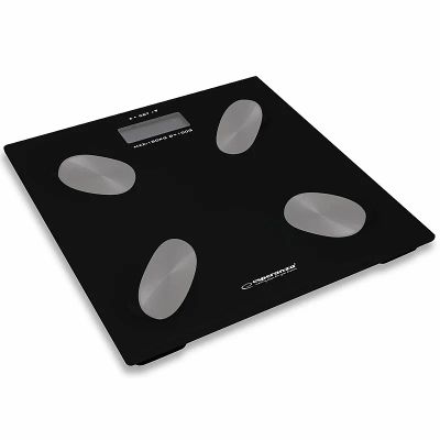 Váha osobní digitální ESPERANZA EBS022K CHA-CHA Black (měří tuk, vodu, svaly)