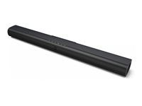 Zvuková lišta - na polici knihovny - bezdrátový - Bluetooth - 100 Watt - matná čerň
