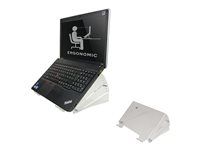 Stojan - pro notebook (počítač) - akrylátový - průsvitná - velikost obrazovky: 10"-22"