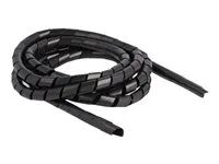 Spirálový obal na kabel - 2 m - černá