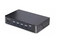 Přepínač KVM / audio / USB - 4 x KVM / zvuk / USB - 1 místní uživatel - desktop - kompatibilní s TAA