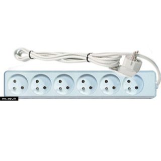 PremiumCord PP6-05 230V 5m 6 zásuvek