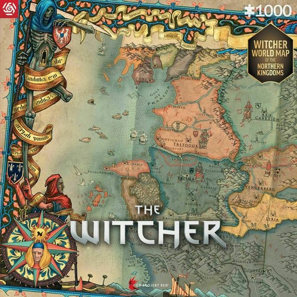 Glo gaming puzzle: the witcher 3 northern kingdoms