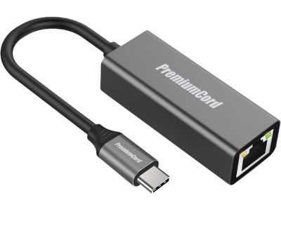 PremiumCord Převodník USB-C na Gigabit kon. RJ45