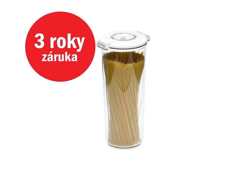 STATUS Tritan vakuová kulatá dóza 2,5l 177820, bílá