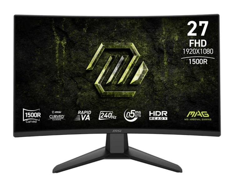 MSI MAG/274CF X24/27"/VA/FHD/240Hz/0,5ms/Černá/3R