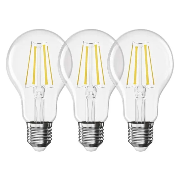 Žárovka Filament LED E27 5,9 W bílá teplá EMOS ZF5D42.3 sada 3ks
