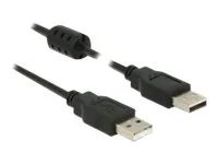 Kabel USB - USB (M) do USB (M) - USB 2.0 - 3 m - černá