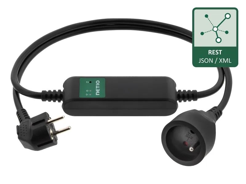 NETIO PowerCable 1KE - Wi-Fi 2,4 GHz, Zero Current Switching