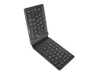 Klávesnice - antibakteriální - bezdrátový - Bluetooth 5.1 - AZERTY - francouzská - černá - B2B