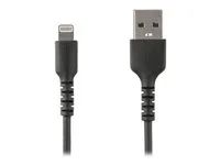 iPhone 7/8/11/11 Pro - Kabel Lightning - USB s piny (male) rovné do Lightning s piny (male) rovné - 1 m - dvojnásobně stíněný - černá