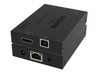 KVM / audio / infračervený extender - vysílač - přes CAT 6 - USB - až 150 m