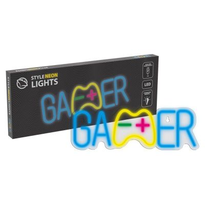 MANTA GAMER, LED Neon plexi dekorace