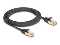 RJ45 Flat Network Cable with braided jac