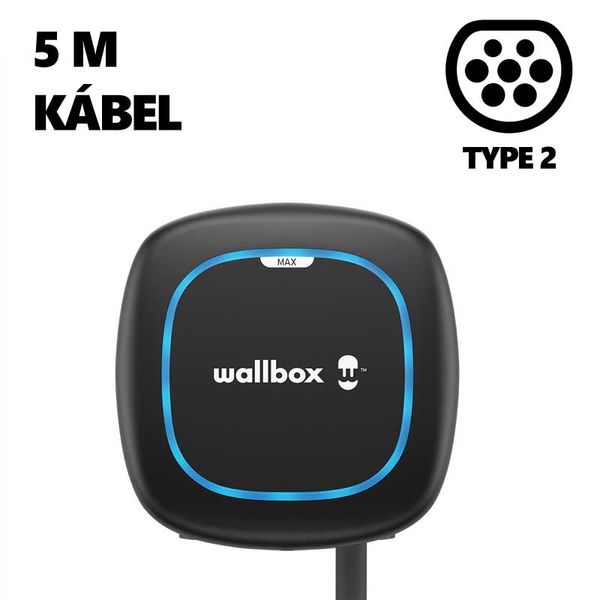WALLBOX Pulsar Max Autonabíječka 22 kW T2 5m č