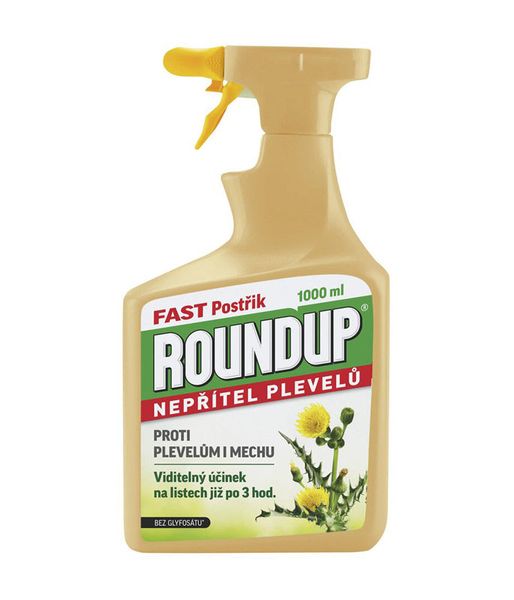 ROUNDUP Fast bez glyfosátu - rozprašovač EVERGREEN 1l
