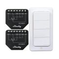 Sada 2 ovladačů žaluzií/záclon SHELLY Shutter + 4 tlačítka BLU RC WiFi