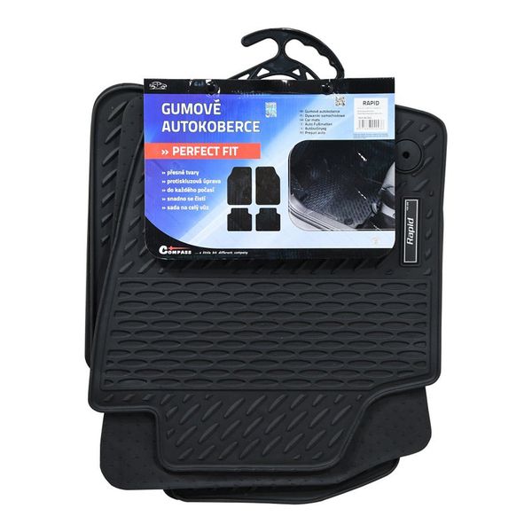 Gumové koberce PERFECT FIT sada 4 ks RAPID s fixací