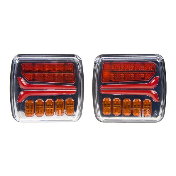 Dynamické blinkry LED CARCLEVER zadní 2 světla trl21led