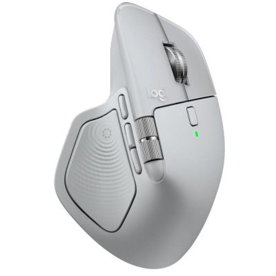 LOGITECH MX Master 4, Bezdrátová myš, světle šedá