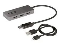 Multi-Stream Transport Hub (MST14DP123HD) - Spínač video/audio - 3 x HDMI - desktop