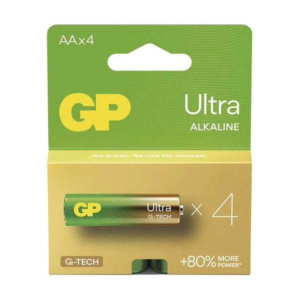 Baterie AA (R6) alkalická GP Ultra 4ks