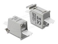 RJ45 Coupler Cat.6A jack to jack with du