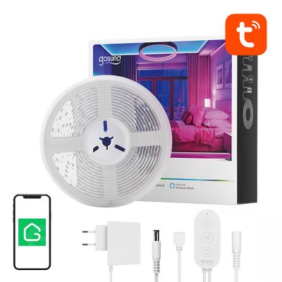Inteligentní WiFi RGB LED světelný pás Gosund SL2 (5 m), Tuya
