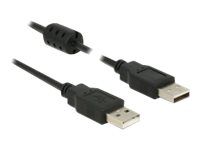 Kabel USB - USB (M) do USB (M) - USB 2.0 - 3 m - černá