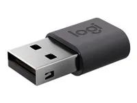 Logitech - USB adaptér - USB (M) do 24 pin USB-C (F) - USB 2.0 - 5 V - 0.5 A