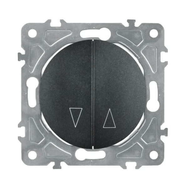 Spínač na rolety ELECTROMALT OVAL OVA1030B černý