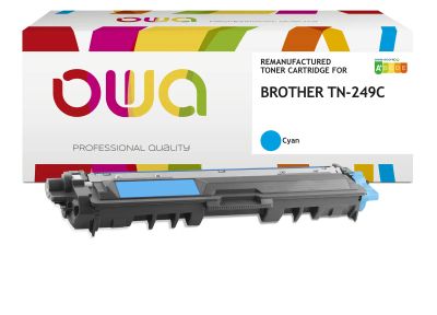OWA Armor toner kompatibilní s Brother TN-249C, 4000st, modrá/cyan