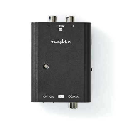Převodník 2x Cinch/Toslink NEDIS ACON2508BK