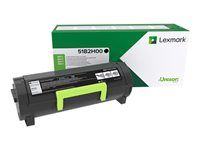 Vysoká výtěžnost - černá - originální - kazeta s barvivem LCCP, LRP - pro Lexmark MS417dn, MX417de