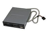 CF/SD/MMC/MS/xD - Black (35FCREADBK3) - Čtečka karet - 22 v 1 - 3,5" (víceformátový) - USB 2.0