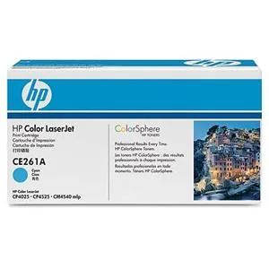HP tisková kazeta azurová, CE261A