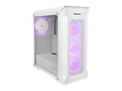 Počítačová skříň Genesis IRID 505 ARGB V2/Midi Tower/Transpar./Bílá