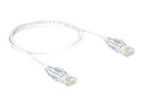 Patch kabel - RJ-45 (M) do RJ-45 (M) - 1 m - UTP - CAT 6 - neobsahuje halogen - bílá