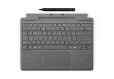 Microsoft Surface Pro Keyboard + Slim Pen 2 Bundle (Platinum), CZ&SK