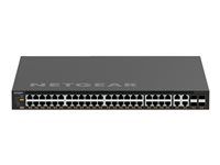 Přepínač - L3 - řízený - 44 x 100/1000/2.5G (PoE++) + 4 x 100/1000/2.5/5/10G (PoE++) + 4 x 25 Gigabit SFP28 - proudění vzduchu zpředu dozadu - Lze montovat do rozvaděče - PoE++ (3314 W)